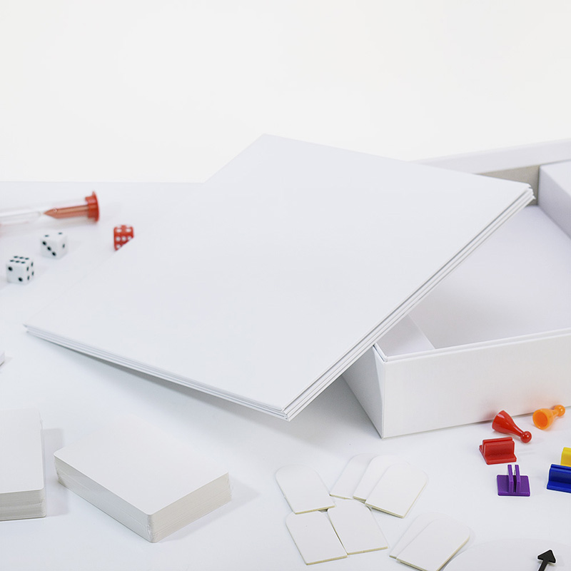 DIY Board Game Design Kit – Blank Board Game Creator Set with Cards, Dice, Spinner & Pawns Custom Tabletop Game Making Kit for Family, Classroom & Party (4)