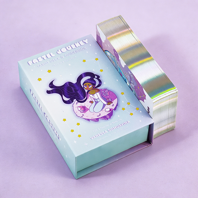 Pastel Dream Tarot Deck – 78 Card Cosmic Guidance Set (2)